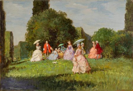 Maestro del XIX secolo, "Scena settecentesca"