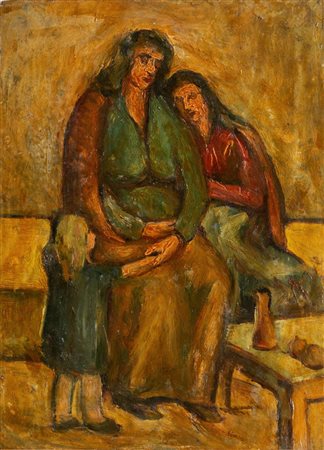 Ghigo Zanfrognini (S. Prospero 1913 - Modena 1995), "Figure femminili".