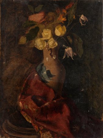 Enzo Morelli (Bagnacavallo 1896 – Bogliaco del Garda 1976), attr. a, "Natura morta".