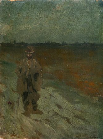 Augusto Majani detto Nasica (Budrio 1867 - Buttrio 1959), "Il viandante".