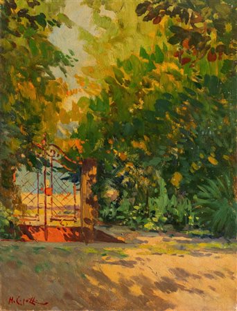 Mario Capuzzo (Badia Polesine 1902 - 1972), "Il cancello".