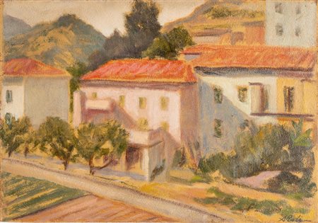 Antonio Roli (Bologna 1903 - 1976), "Case".