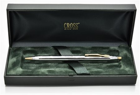 PENNA A SFERA CROSS CLASSIC CENTURY MEDALIST penna a sfera in metallo cromato...