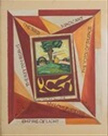 Primo Cimeraso (1910 - 1972) Motivo surrelista e motivo futurista olio magro...