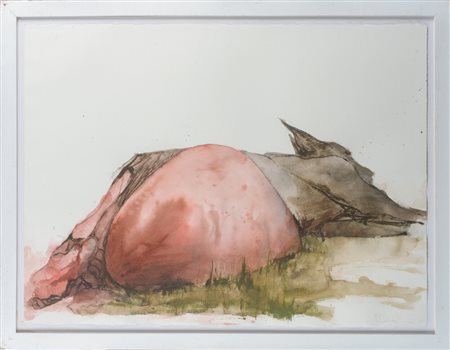 Hope Atherton (1973 - ) Mara Beast 2001 pastello e acquarello su carta 55,9 x...