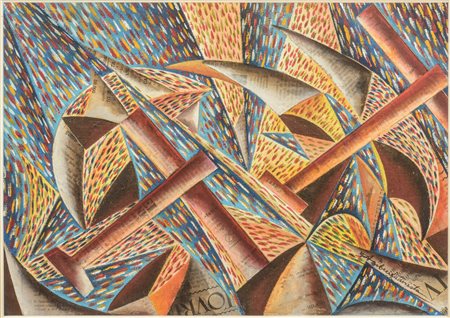 Agibecifuturista (1898 - 1991) Contraerea + Volo aereo Futurista tecnica...