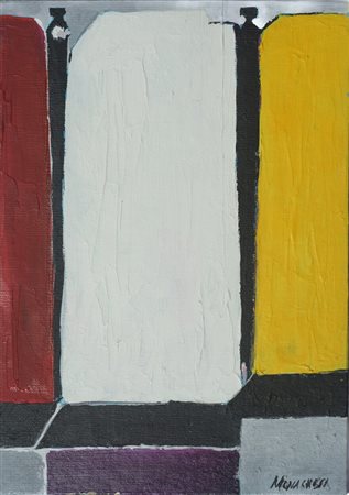 Sante Monachesi (1910 - 1991) Parigi olio su tela 35 x 25 cm. Firmato in...