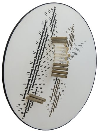 Carlo Alfano (1932 - 1990) Tipo e strutture ritmiche 1967 tecnica mista e...