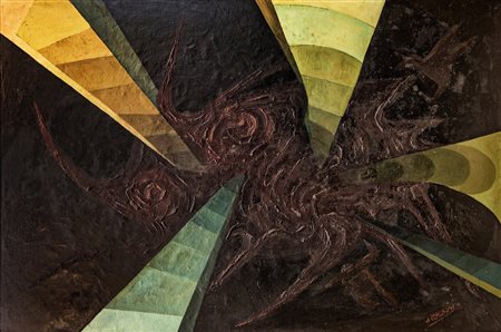 Andrea Raccagni (1921 - 2005) Assedio (razionale) al nucleo (irrazionale)...