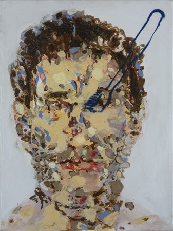 Alfonso Cannavacciuolo (1976 - ) Imago pictoris ab ipso picta 2005 olio su...