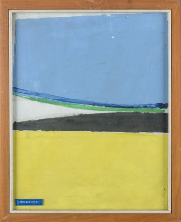 Sante Monachesi (1910 - 1991) Composizione astratta anni '70 del XX secolo...