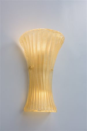 Gaetano Sciolari (1927 - 1994) Sei Appliques Seconda metà XX secolo vetro di...