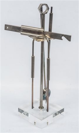 Giò Ponti (1891 - 1979) Set da cocktail anni '50 del XX secolo metallo...