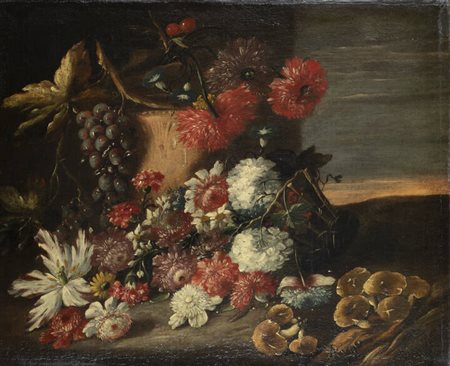 TOMMASO REALFONSO<BR>Napoli 1677 circa – post 1743<BR>"Natura morta"