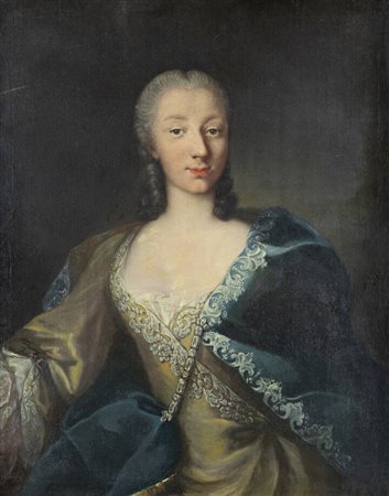 CLEMENTI MARIA GIOVANNA BATTISTA detta 'la Clementina' (attribuito a)<BR>Torino 1690ca - 1761<BR>"Ritratto femminile"