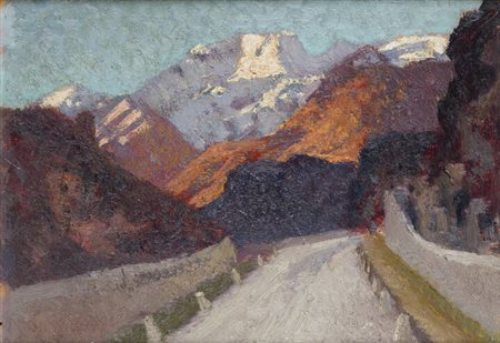 CESARE MAGGI<BR>Roma 1881 - 1961 Torino<BR>"Montagne"
