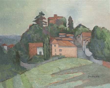 DAPHNE MAUGHAM CASORATI<BR>Londra (Regno Unito) 1897 - 1982 Torino<BR>"Paesaggio"