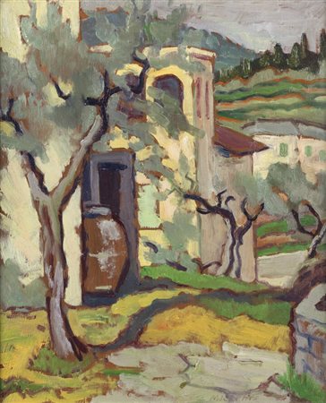 RAM (Ruggero Alfredo Michahelles) <BR>Firenze 1898 - 1976<BR>"Fiesole" 1947
