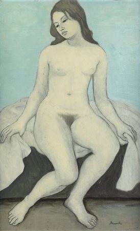 RAM (Ruggero Alfredo Michahelles) <BR>Firenze 1898 - 1976<BR>"Nuda"