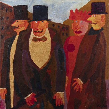 FRANZ BORGHESE<BR>Roma 1941 - 2005<BR>"Senza titolo"