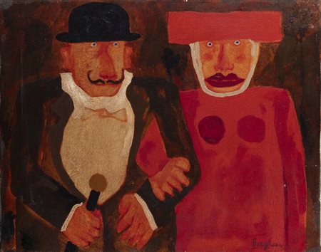 FRANZ BORGHESE<BR>Roma 1941 - 2005<BR>"Senza titolo"