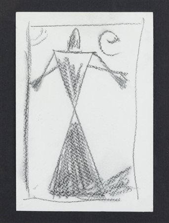 OSVALDO LICINI<BR>Monte Vidon Corrado (AP) 1894 - 1958<BR>"Figura" 1956