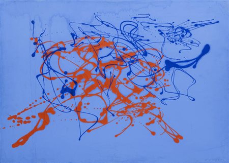 GIULIO TURCATO<BR>Mantova 1912 - 1995 Roma<BR>"Itinerari" 1972