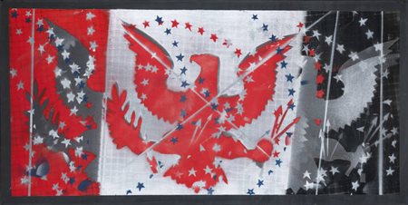 FRANCO ANGELI Roma 1935 - 1988 "Simboli" anni '80