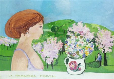 FRANCESCO TABUSSO<BR>Sesto San Giovanni (MI) 1930 - 2012 Torino<BR>"La Primavera" 2005