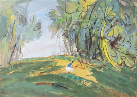 LUIGI SPAZZAPAN<BR>Gradisca d'Isonzo (GO) 1889 - 1958 Torino<BR>"Senza titolo"