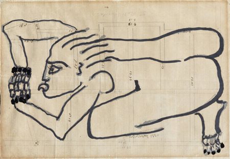 CAROL RAMA<BR>Torino 1918 - 2015<BR>"Senza titolo" 1990