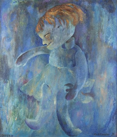 LORENZO ALESSANDRI<BR>Torino 1927 - 2000 Giaveno (TO)<BR>"Bambola n. 37" 20/7/1959