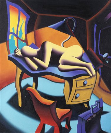 MARK KOSTABI<BR>Los Angeles (USA) 1960<BR>"The rest is silence" 1993