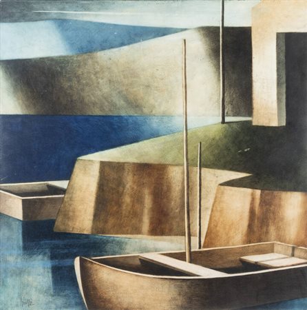 MARCELLO SCUFFI<BR>Tizzana (PI) 1948- 2021 Quarrata (PI)<BR>"Ricordo di un mare...ma quale?" 1999