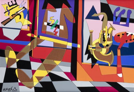 UGO NESPOLO<BR>Mosso Santa Maria (VC) 1941<BR>"Band al Museo"