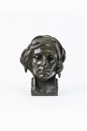 GIORGIO ROSSI<BR>San Piero a Sieve1892- Firenze 1963<BR>"Testa di Medusa"