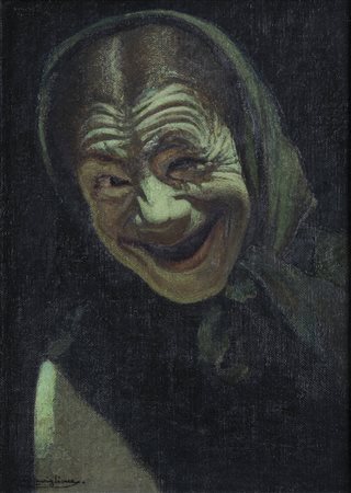 REVIGLIONE MARIO "Grottesco lunare" (in Val  d'Ayas) 1925