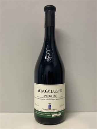 FONTANAFREDDA - Vigna Gallareto, Barolo 1985.