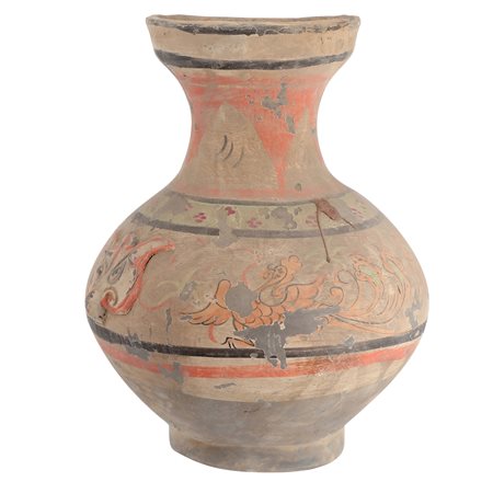 Cina
Vaso di tipo Hu, in stile Zhou, con motivo di draghi