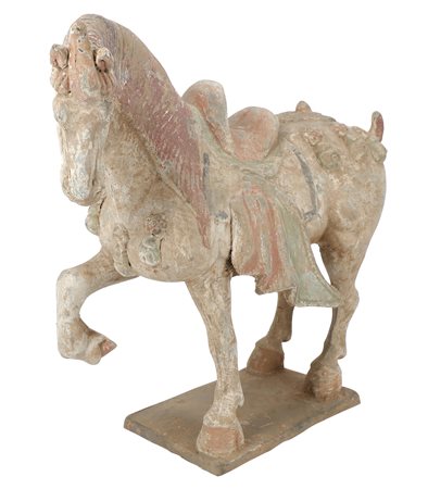 Cina
Cavallo bardato in stile Tang