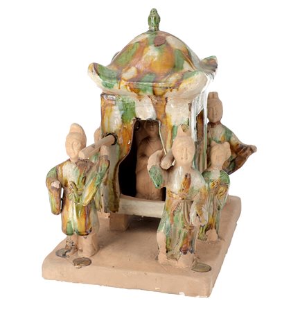 Cina
Corteo con portantina in stile Tang