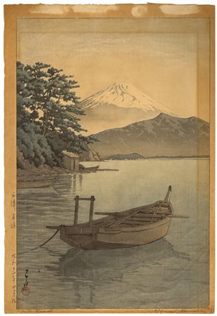 Kawase Hasui (1883 - 1957)
Il Fuji visto dalla spiaggia di Mito, 1937