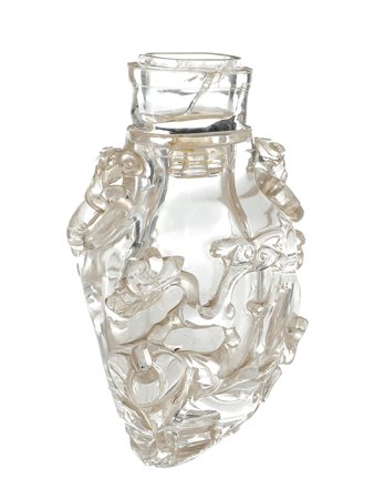 Cina
Tabacchiera a flacone con tema di draghi e fenice