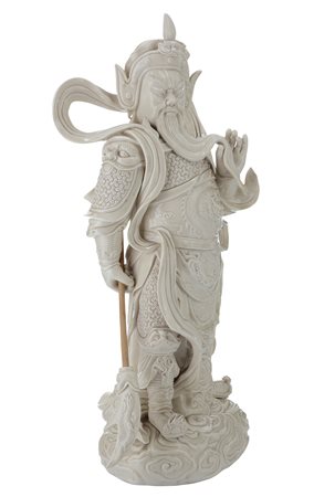 Cina. XX secolo
Guandi in blanc de Chine
