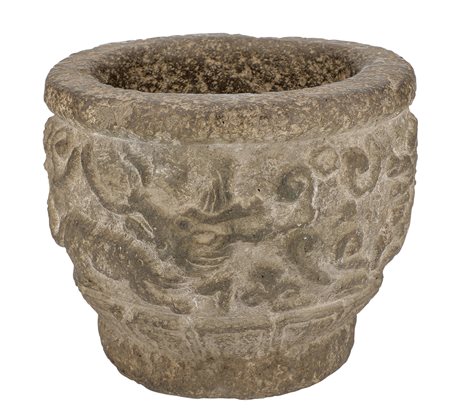 Cina, (?)
Mortaio con decoro di draghi