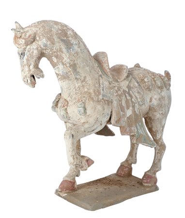 Cina
Cavallo bardato in stile Tang