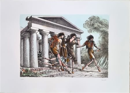 MORELLI VINCENZO Bagnacavallo 1896 - Bogliaco 1976 "Senza titolo"