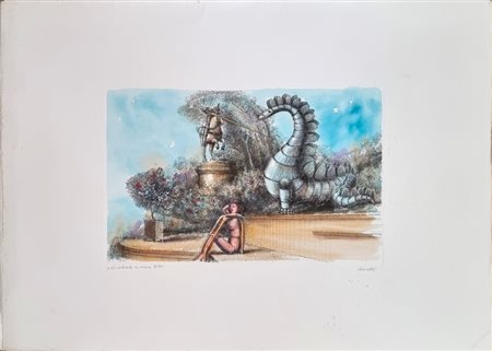 MORELLI VINCENZO Bagnacavallo 1896 - Bogliaco 1976 "Senza titolo"