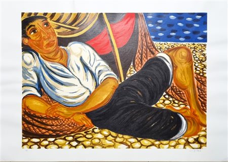 MIGNECO GIUSEPPE Messina 1903 - Milano 1997 "Senza titolo"