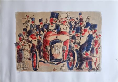 BORGHESE FRANZ Roma 1941 - 2005 "Senza titolo"